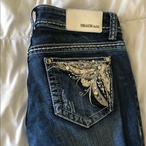Buckle jeans (Capri)